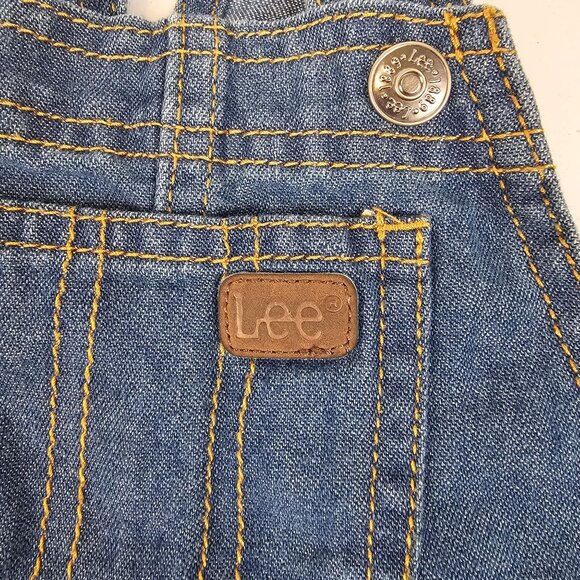 Babies 12M Blue Jean Western Farm Outdoor Cute One Piece Jumper Overalls LEE - Picture 4 of 16